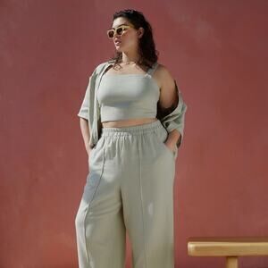 Madewell Breezewoven Abbie Crop Top